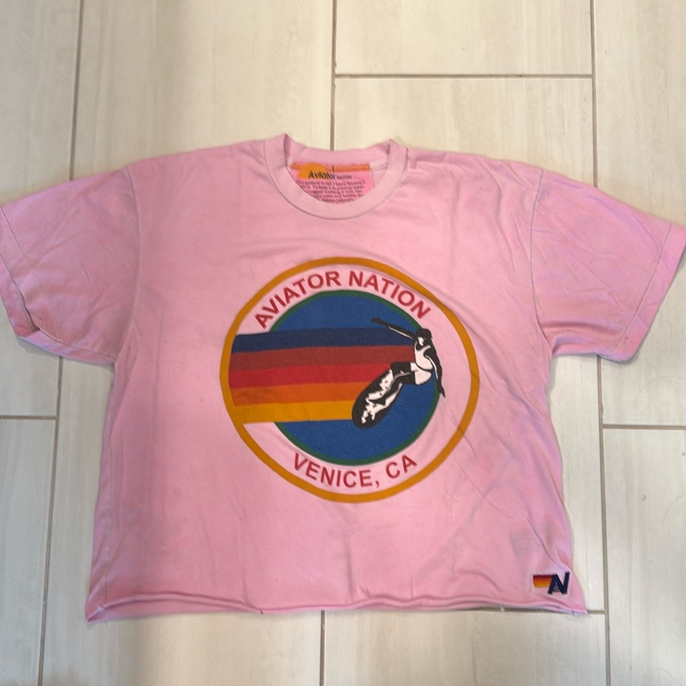 Aviator Nation Signature Boyfriend Tee